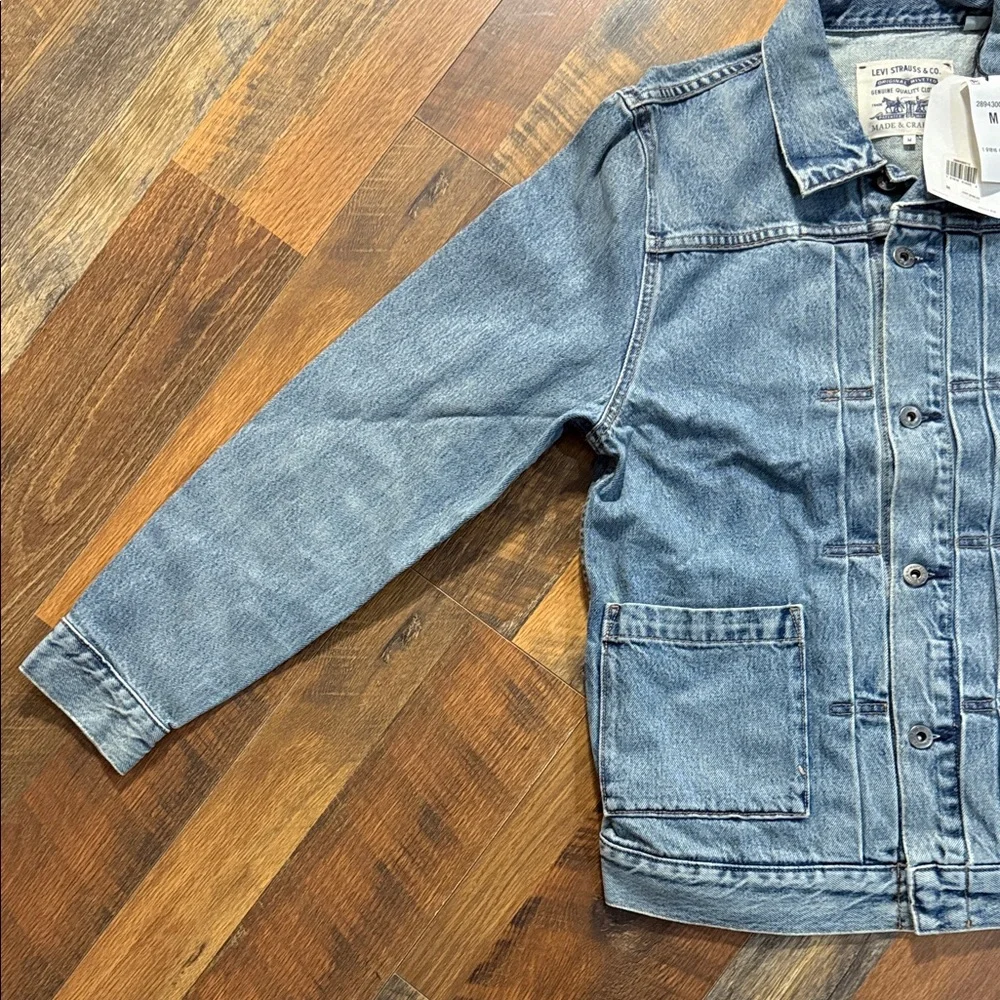 NWT Levi's Made & Crafted Type II Worn Trucker Jacket - Med - Picture 4 of 8